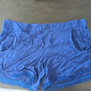 Lilly Pulitzer Blue Women's Fringe Shorts